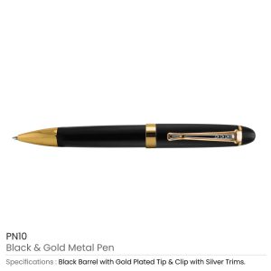 Black and Gold Metal Pens - Image 3