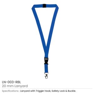 Lanyards with Hook, Safety Lock, and Buckle, 20 mm - Image 17