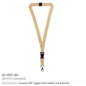 Lanyards with Hook, Safety Lock, and Buckle, 20 mm - Image 16