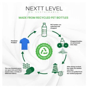 NEXTT LEVEL Recycled Polo T-Shirts - Image 11