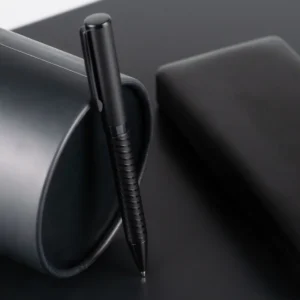 Black Metal Pens with Spiral Design Barrel - Image 6