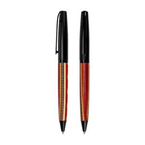 Sadu Design Metal Pens Matte Finish with Twist Action Mechanism and Blue Ink - Image 1
