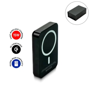 MagSafe Wireless Powerbank with Light-Up Logo, 15W Fast Charging, 10K mAh - Image 1