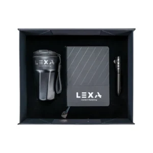 Premium Corporate Gift Sets in Black Magnetic Closure Gift Box - Image 4