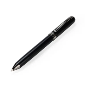 Dorniel Designs Metal Pens Matte Black Twist Action Blue Ink - Image 1