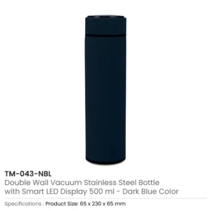 Smart Temperature LED Display Bottles in Soft Touch Finish - 500ml - Image 10