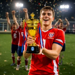 Small Cup Trophy with Removable Ribbon Attached to Both Handles - Image 3