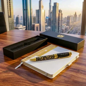 Emirati Prestige Metal Pens with Arabic Calligraphy & UAE Falcon Edition - Image 2